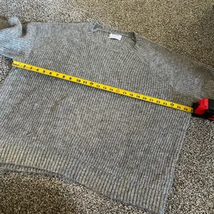 Old Navy Gray Ribbed Long Sleeve Pullover Crewneck Sweater XL thumbnail 6