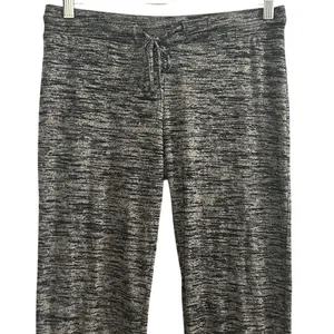 Aerie Women's Black Marled Flare Lounge Pants Size‎ M High Rise Soft and Cozy thumbnail 3