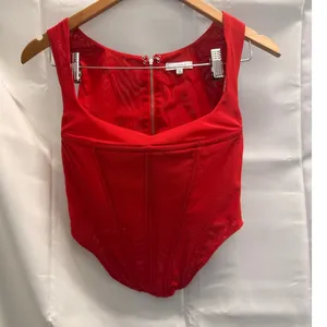 Miaou Red Campbell Corset Celeb Hollywood‎ LA Malibu New York XS thumbnail 3