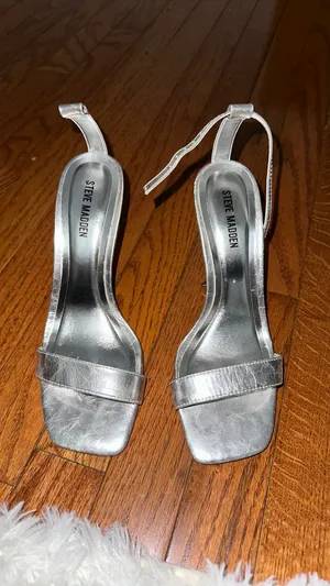 Steve Madden Heels Silver thumbnail 5
