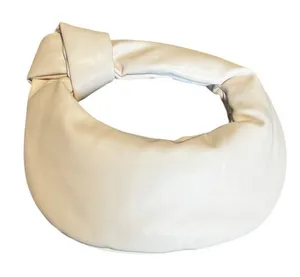 Melie Bianco “Alexandra” Cream Vegan Top Knot Handle Bag thumbnail 1