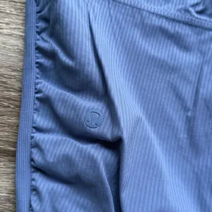 lululemon  Dusty Blue Dance Studio Joggers Ruched Drawstring Pants size 10 thumbnail 5