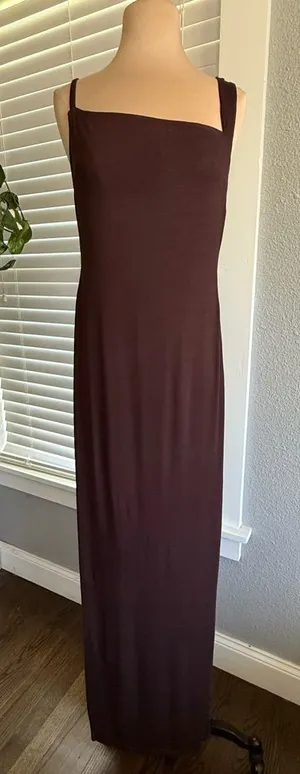 NWT Riot Swim Monroe Side Split Maxi Dress Cover Up Size Small/Medium thumbnail 1