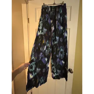 Calia Pants Opulent Blossom Blue Women’s XS Wide Leg Pull On Tropical Resort thumbnail 5