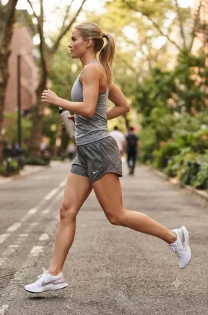 Nike Women's Grey Running Shorts - Lightweight Athletic Performance thumbnail 1
