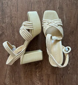 Marc Fisher Platform Woven Heels thumbnail 1