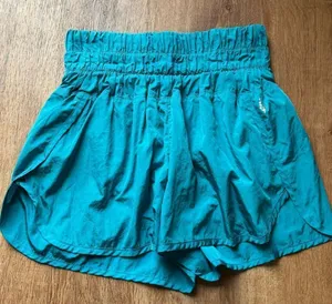 Free People FP Movement The Way Home Blue Athletic Shorts Women’s Medium thumbnail 1