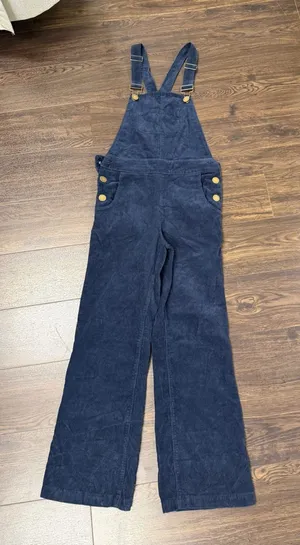 O'Neill Navy Blue Corduroy Overalls - Women's Size‎ 25 - Classic Bib Style thumbnail 1