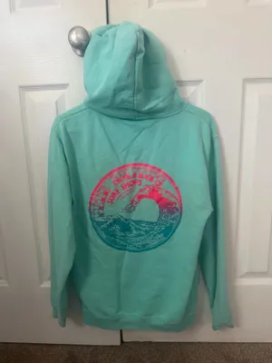 Pete smith surf shop hoodie Green thumbnail 3