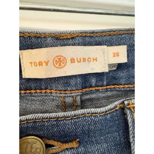 Tory Burch Womens Blue Medium Wash Coin Pocket Denim Straight Jeans SIze 27 thumbnail 2
