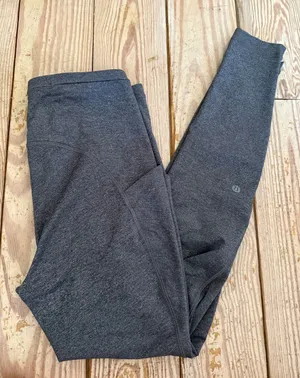 Lululemon Fast and Free High-Rise Tight Size 8 - Heathered Graphite Grey thumbnail 1