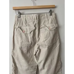 Amo 28 Army Wide Leg Trousers in Bone White thumbnail 8