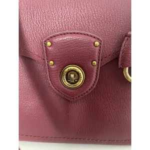 Lauren Ralph Lauren Millbrook in Merlot Leather Crossbody thumbnail 2
