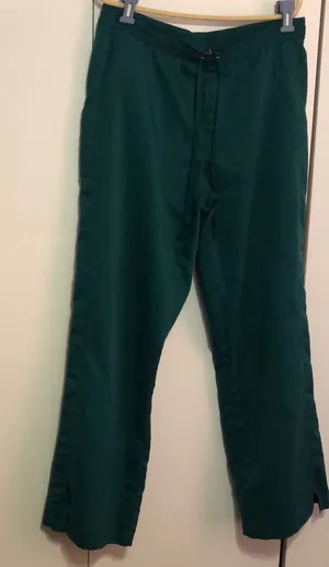 Healing Hands Purple Label Scrub Pants Women’s Size Large Green Color thumbnail 1