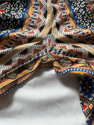 Love Tree Boho Wide-Leg Multicolor Printed Pants thumbnail 4