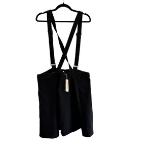 Agnes Orinda Black Denim Suspender Overall Skirt Plus Size 2X New thumbnail 8