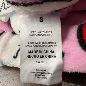 Hello Kitty Pink Cozy Pants with Colorful Character Print thumbnail 10