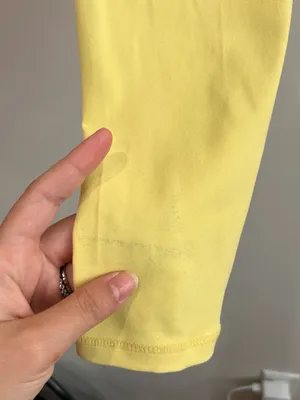 ECHT Butter Yellow High-Waist Sculpting Leggings S thumbnail 5