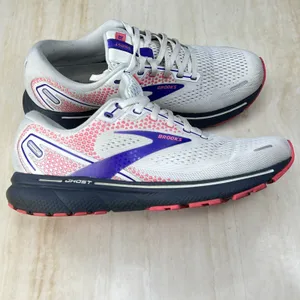 Brooks Ghost 14 Womens Running Shoes White Purple Pink 1203561B192 Size 10.5 B thumbnail 11