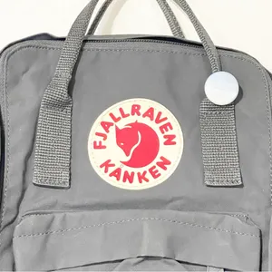 Fjällräven Unisex Kanken Mini Super Gray Geniune Book Outdoor Backpack Bag thumbnail 2
