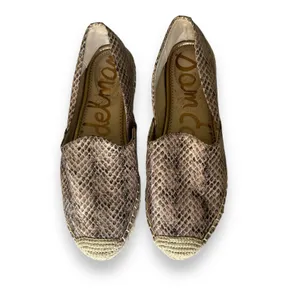Sam Edelman Kesia leather slip on Espadrille flat loafer size 6.5M thumbnail 3