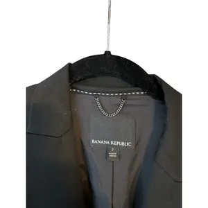 Banana Republic‎ Womens Suit Coat Blazer Black Size 2 thumbnail 4