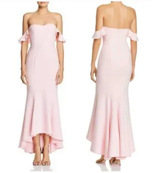 Revolve Likely Sunset Off-the-shoulder Petal Pink Dress Gown Maxi Womens New 6 thumbnail 2