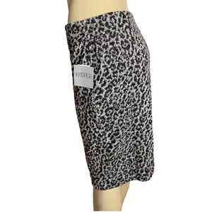 Kasper Size Medium Pull-On Cheetah Print Stretch Pencil Skirt. New With Tags thumbnail 6