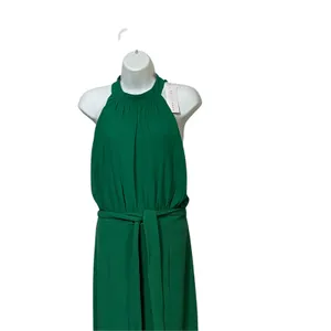 Baltic Born Green Halter Neck Wide Leg Jumpsuit XL DD6195 Emerald Formal Tie thumbnail 4