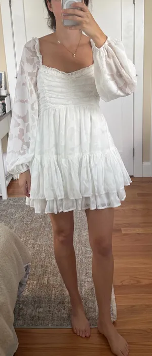 State Altar'd white dress thumbnail 1