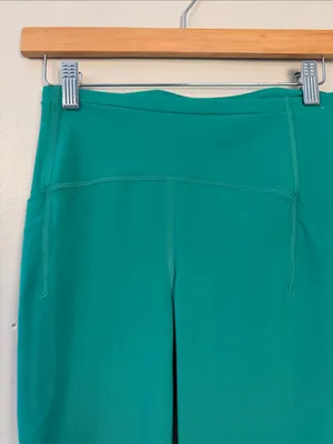 Lululemon athletic High-Waist Teal Active Leggings size 6 thumbnail 2