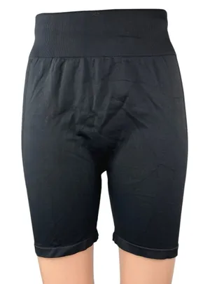 WeWoreWhat Women's Black High Waist Athletic Biker Bike Running Shorts Size L thumbnail 1