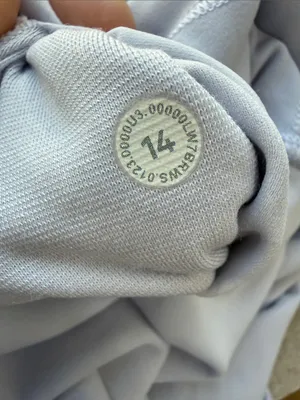 Lululemon Align High-Rise Bike Biker Short 6" in Blue Linen W2538 Sz 14 thumbnail 9