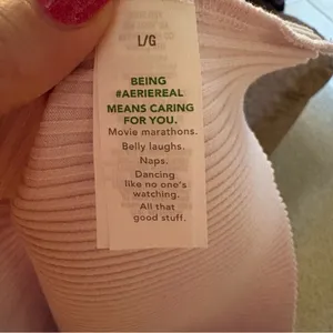 Aerie Purple-crop tank. . Excellent condition. Size Large. thumbnail 4
