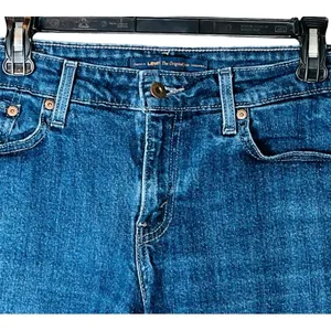 Levi's Mid Rise Skinny Cut Off Denim Shorts Womens 8 Blue‎ Distressed Raw Hem thumbnail 2