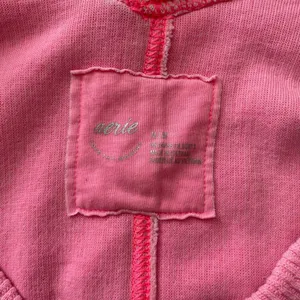 Aerie Pink Waffle Knit Oversized Tunic Top Size M Cozy Lounge Casual thumbnail 4