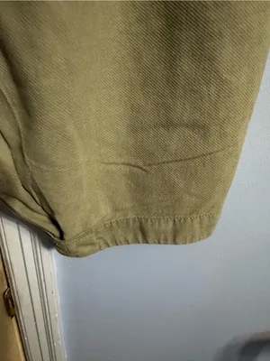 Free People Light Olive/sage Green Relaxed pleated baggy fit pants thumbnail 2
