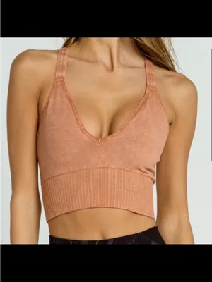 Free People Good Karma Crop Desert Dune Size XS/S thumbnail 3