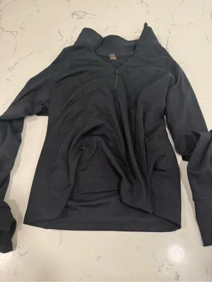 Beyond Yoga Black Half-Zip Active Pullover thumbnail 1