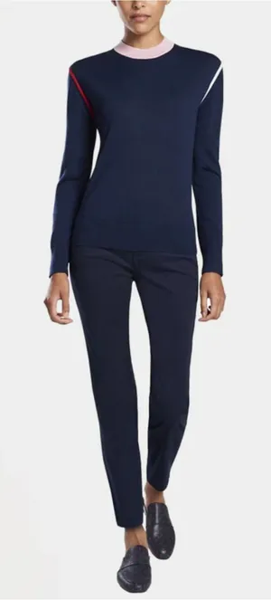 G/FORE 5 Pocket Golf Pants Womens 4 Navy Blue Slim Fit Trousers Golfcore thumbnail 1