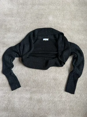 Calvin Klein Black Shimmer Shrug – Size S thumbnail 2