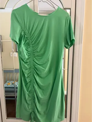 Green midi dress “Future Collective” brand Size M thumbnail 1