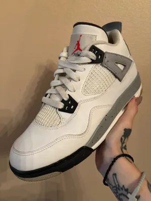 Air Jordan 4 Retro OG BG 'White Cement' 2016 thumbnail 1