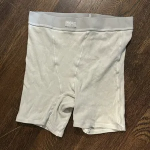 Skims Soft Lounge Cotton Ribbed Boyfriend Boxer thumbnail 2