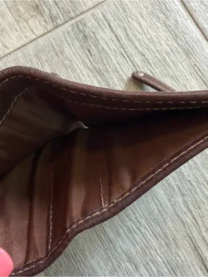 Vintage Coach Chelsea Signature Brown Canvas Credit Card Wallet Snap Button Zip thumbnail 8