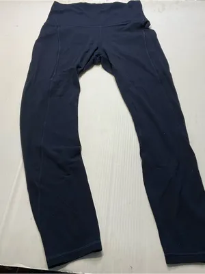 Lululemon Align High-Rise Pant with Pockets 25" Navy Blue Leggings Size 6 thumbnail 2
