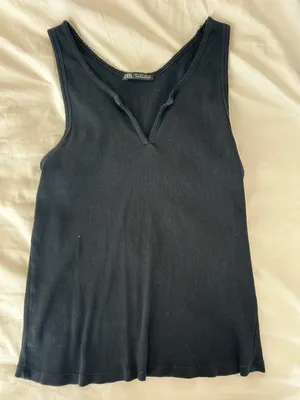 Zara Black Tank Top thumbnail 3