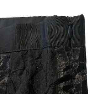 Mark‎ Shale Women's 10 Black Lace Skirt Floral Whimsigoth Goth Dark Academia thumbnail 3