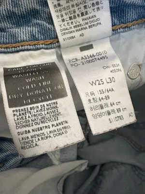 Levi’s Low Loose Big E Reissue Jeans size 25 thumbnail 7