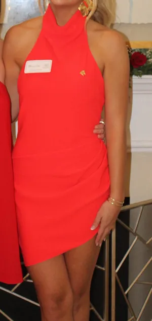 Amanda Uprichard Revolve Red Mini Dress thumbnail 4
